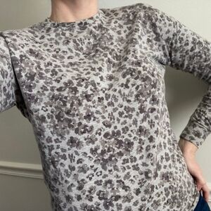 Athleta Floral Sweatshirt